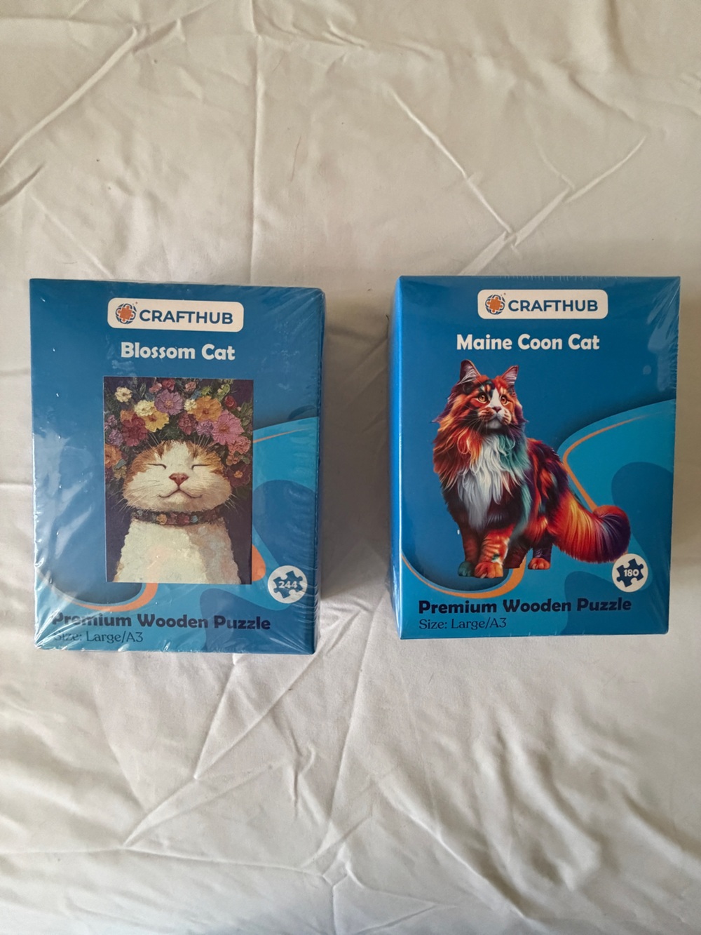 NIB bundle 180pc large pieces - Cat Premium Puzzle